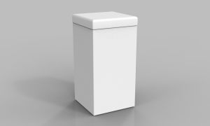 Lounge-Barhocker in weiß