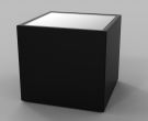 Lounge Cube B1 in schwarz
